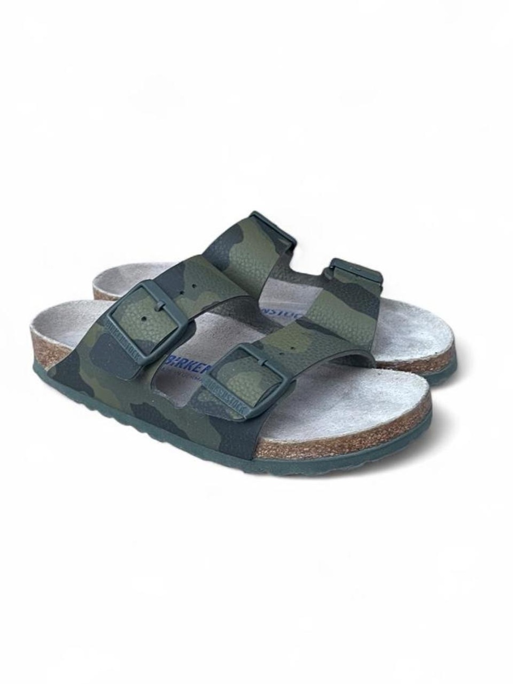 Birkenstock Arizona Desert Soil Camo Green Soft Footbed Sandals EU 37 Women’s 6